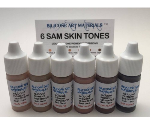 SAM - Silicone Art Materials: Skin Tone - 6 Colours